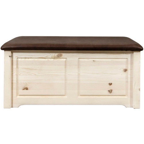 Denver Small Blanket Chest with Saddle Seat - Lacquered