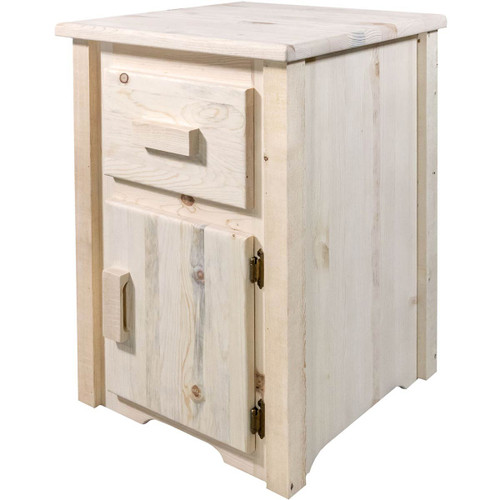 Denver End Table with Drawer & Door - Right Hinged - Lacquered