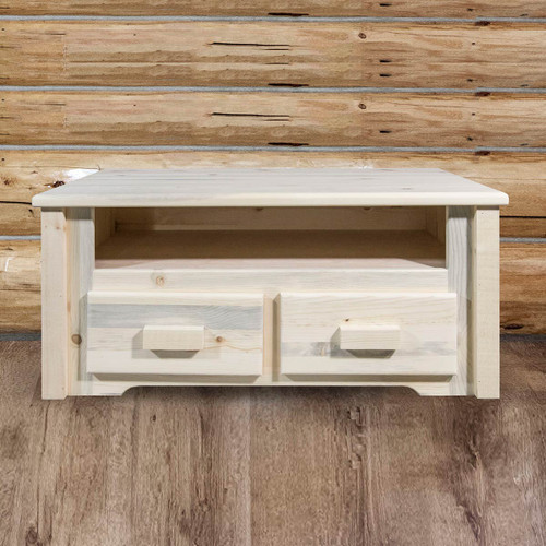 Denver Coffee Table with Two Drawers - Lacquered