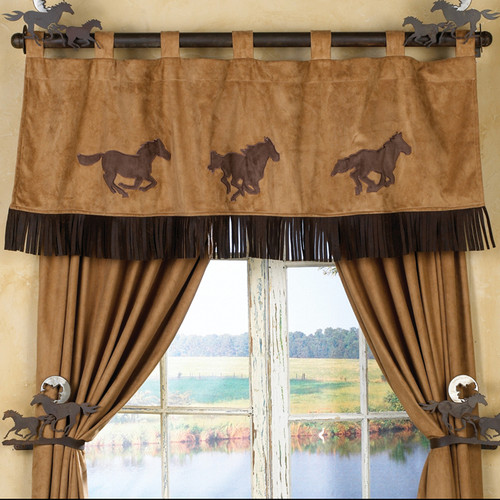 Three Horses Adobe Valance