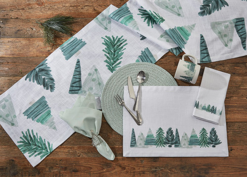 Winter Trees Table Linens