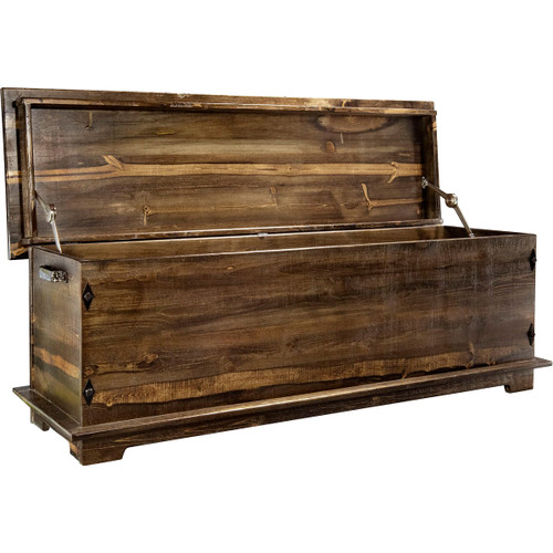 Lima Sawn 5 Foot Blanket Chest - Provincial Stain