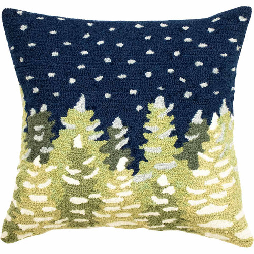 Snowy Forest Accent Pillow