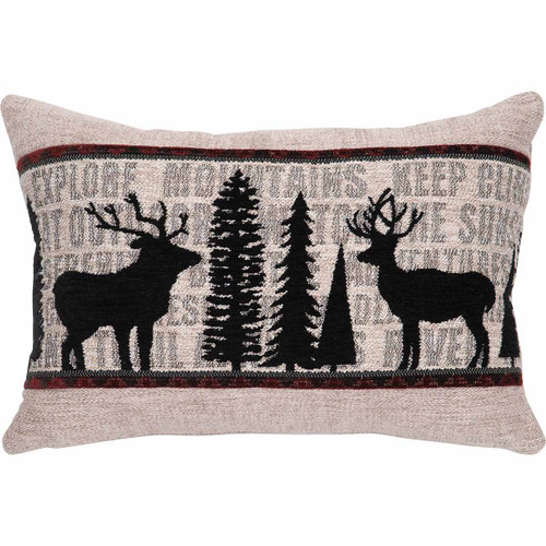 Lazy Lodge Wildlife Accent Pillow