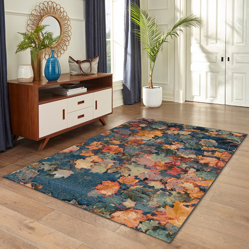 Maple Rainbow Indoor/Outdoor Rug - 8 x 10