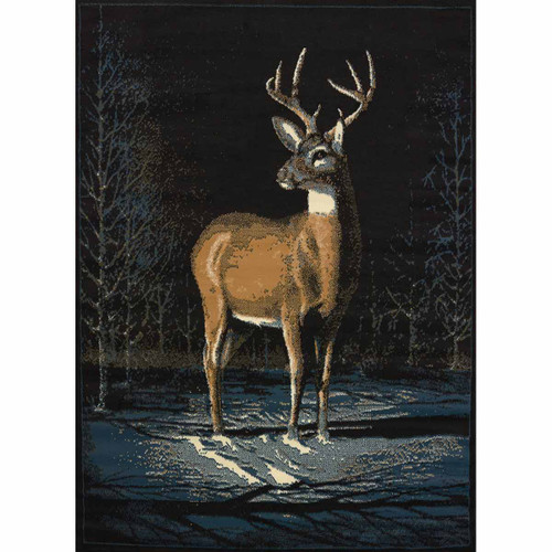 Midnight Buck Rug - OUT OF STOCK UNTIL 03/27/2024