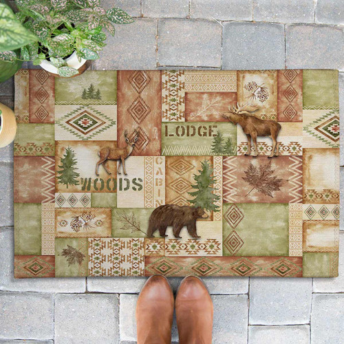 Lodge Woods Outdoor Rugs
