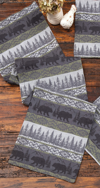 Bear Gulch Forest Table Runner - 54 Inch