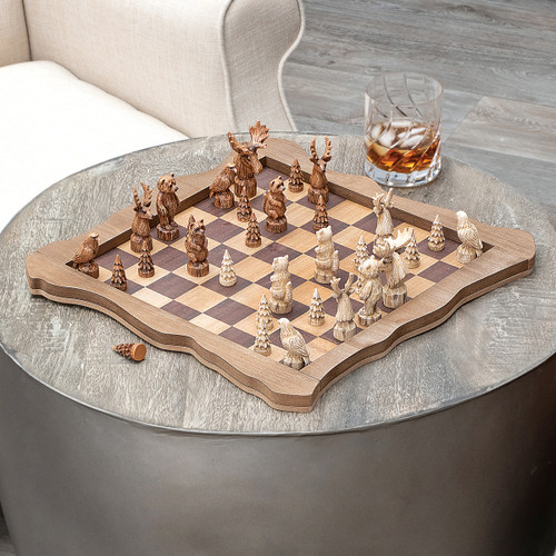 Forest Friends Chess Set