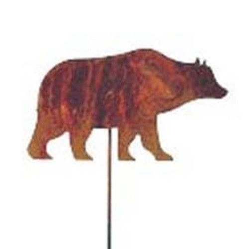 Rustic Bear Garden Stake