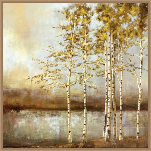 Autumn Pond Canvas Art