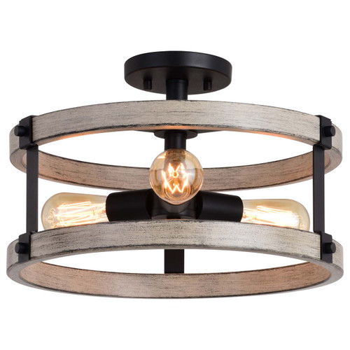 Essex Farmhouse Cage Ceiling Light - 16 inch