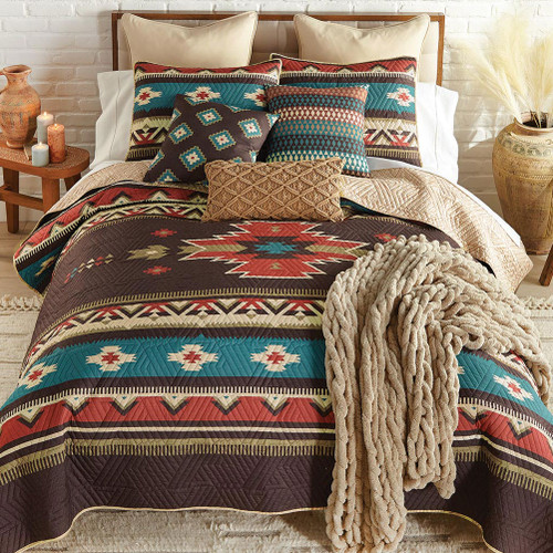 Sedona Sunset Quilt Bed Set - King