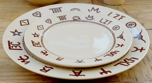 Branded Dinner Plates - Set of 4 - OUT OF STOCK UNTIL 07/18/2024