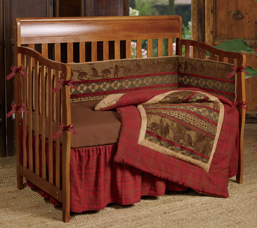 Baby Cascade Lodge Crib Bedding Set