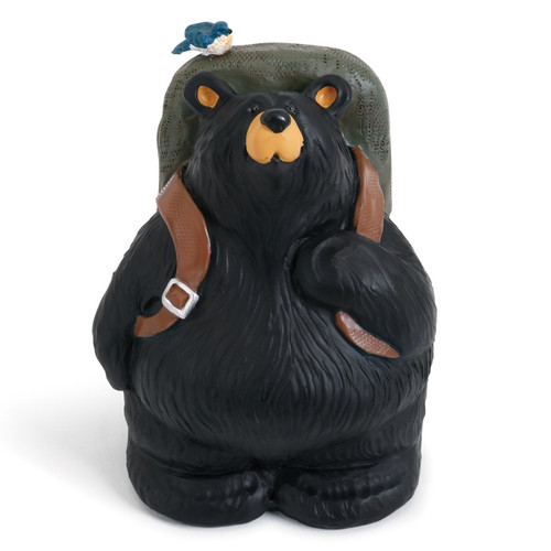 Backpacking Bear Figurine - OUT OF STOCK UNTIL 12/19/2023