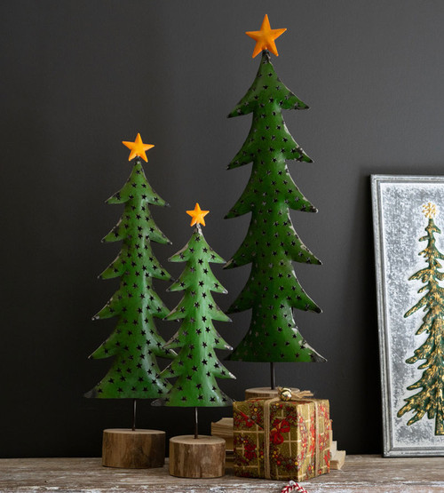 Christmas Tree Statuaries - Set of 3 - OUT OF STOCK UNTIL 09/09/2024