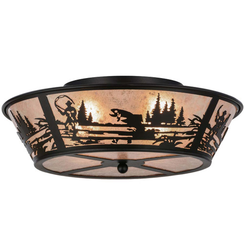 Creek Fishing Flush Mount Ceiling Light