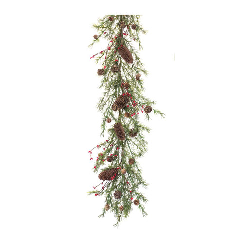 Berry Pine Christmas Garland - Set of 2