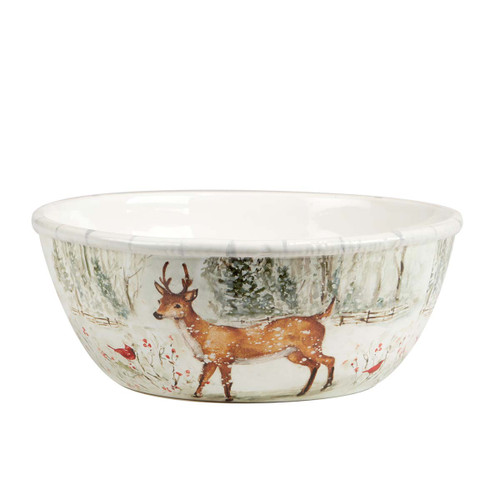 Winter Wildlife Deep Bowl