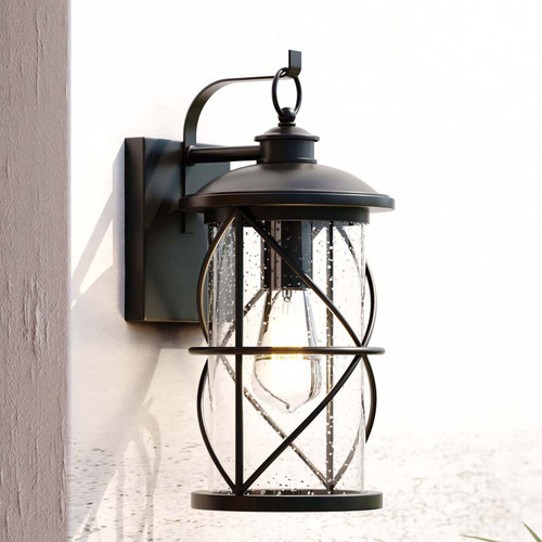 Steel Elegance Outdoor Wall Sconce - 6.5 inch