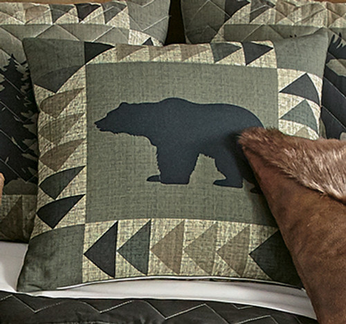 Tetons Bear & Moose Accent Pillow