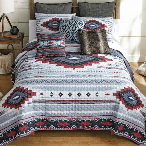Crimson Ridge Quilt Bedding Collection