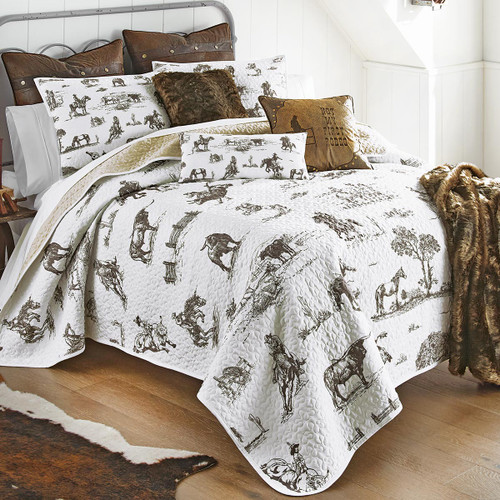 Cowboy Ranch Quilt Bedding Collection