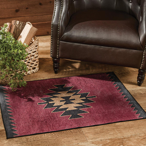 Red Sunrise Southwest Accent Rug