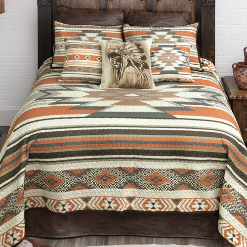 Desert Sunset Quilt Bed Set - King