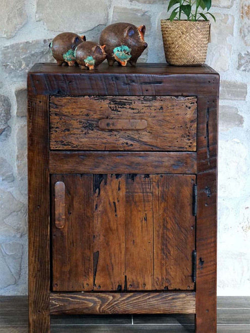 Western Worn Nightstand