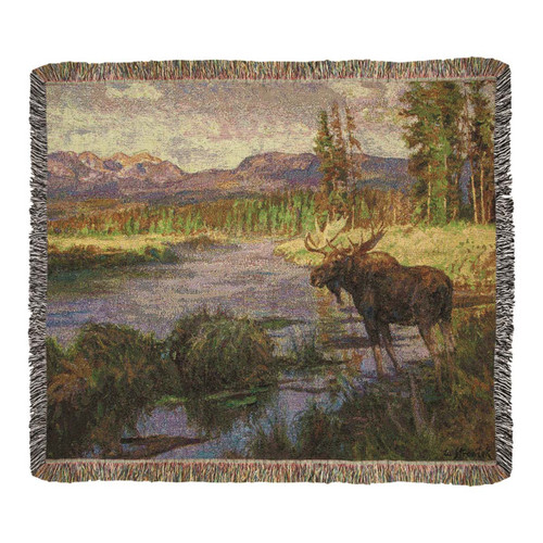 Dawn's Serenity Creek Tapestry Throw