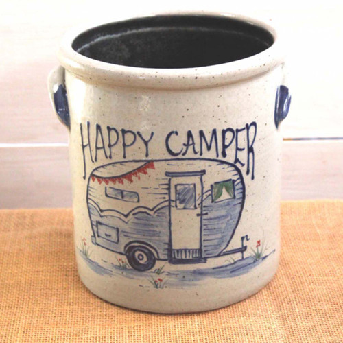Joyful Camper One Gallon Crock
