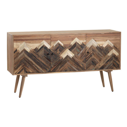 Chevronwood Mountain Three Door Sideboard - OUT OF STOCK UNTIL 06/05/2024