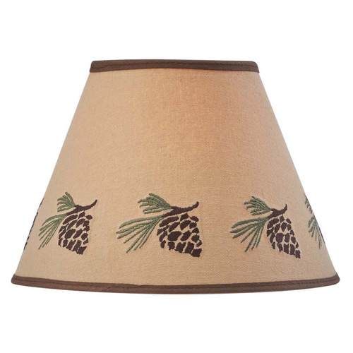 Pinecone Stitched Lampshades