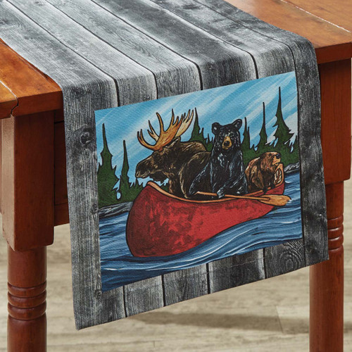 Wildlife Adventure Table Runner - 54 Inch