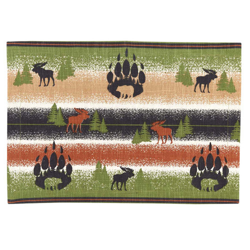 Wilderness Paw Placemats - Set of 4