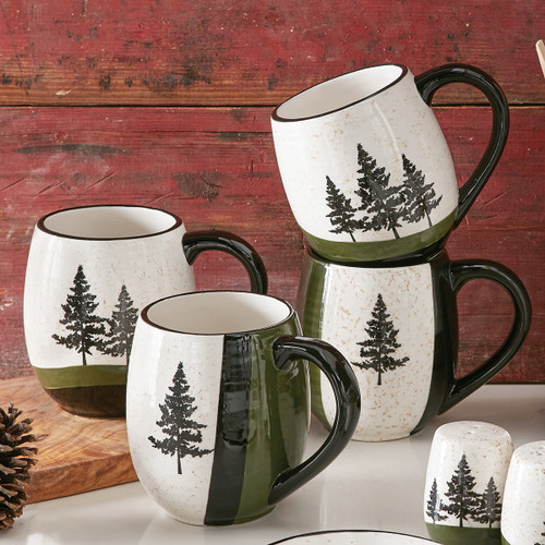 Pine Ridge Mugs - Set of 4