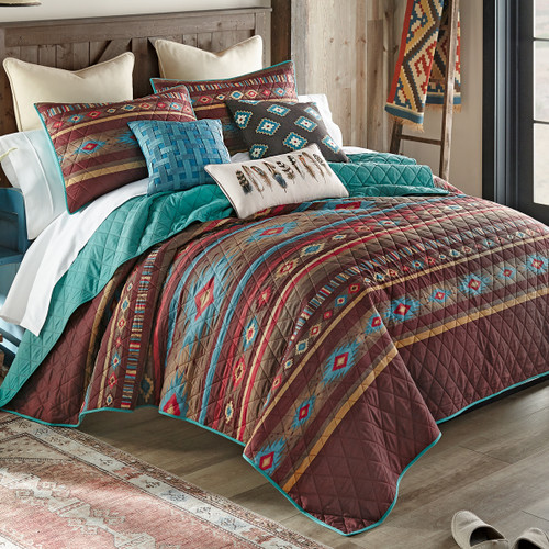 Desert Jewel Quilt Bed Set - Queen