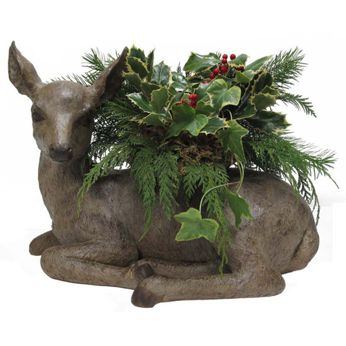 Laying Fawn Planter