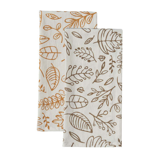 Fall Outlines Dishtowels - Set of 2