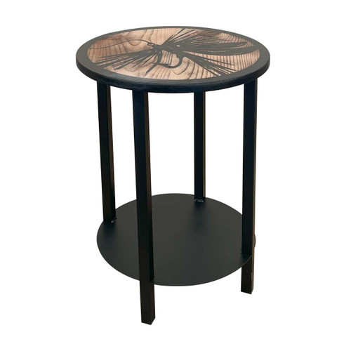 Fly Scene Round Accent Table
