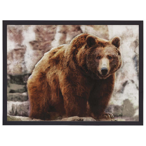 A Grizzly Stare Wall Art