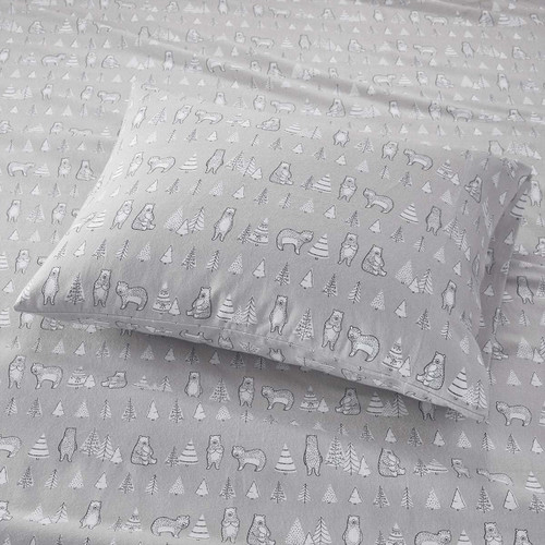Winter Bears Flannel Sheet Sets