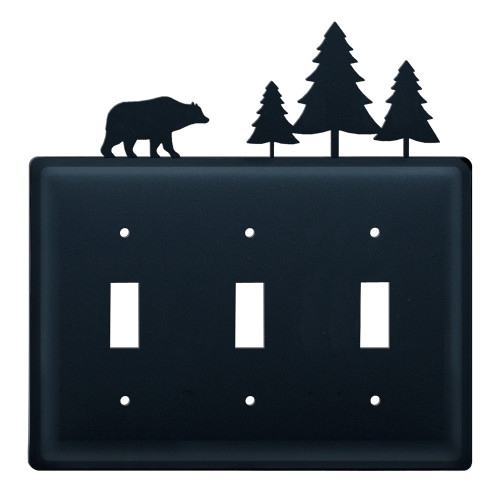 Bear & Pines Triple Switch Cover