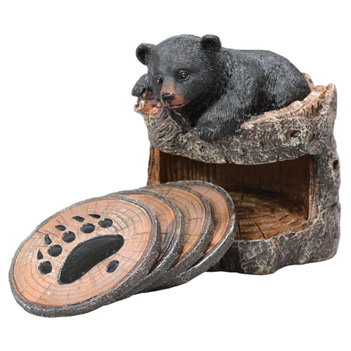 Bear Cub Coaster Set