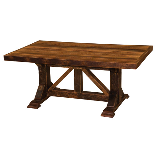 Barnwood Homestead Rectangle Dining Table - 7 Foot