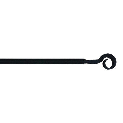 Curl End Curtain Rod