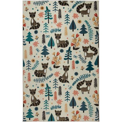 Forest Raccoons Rug Collection