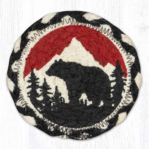 Bear Mountain Braided Coasters - Set of 6